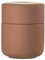 Zone Denmark Ume Keramikdose mit Deckel fürs Bad, Deko Badezimmer, Badezimmer Organizer, Hübsche Dose für Aufbewahrung, aus Keramik, Durchm. 8,3 cm, Höhe 10,3 cm, Terracotta