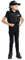 Dress Up America SWAT Kostüm Kinder – SWAT-Weste und Mütze im Set – SWAT-Rollenspiel-Weste und Mütze für Kinder (3–6 Jahre (Taille:66–76, Größe: 91–114 cm))