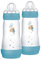 MAM Easy Start Babyflasche 320 ml (2er-Set), Set mit 2 Anti-Kolik-Flaschen zum Stillen, reduziert Luftblasen und das Risiko von Koliken, Zubehör für Neugeborene ab 4 Monaten mit Sauger Größe 3