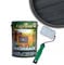 Cuprinol Ducksback- Silver Copse : Shed & Fence Paint 5 Litre| Non Drip, Water Repellent and Frost Defence. Protection for 5 Years. Includes 4 Shed,Fence And Decking Roller (SILVER COPSE)