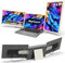 Laptop Screen Extender, 15.6 FHD 1080P IPS Triple Portable Monitor for Laptop, 2 Detachable Laptop Monitor Extender with 120% sRGB, Comes with Hub USB HDMI, Plug-Play for Mac, Wins, Chrome, Android
