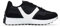 BOSANOVA Zapatillas Deportivas para Mujer con Diferentes Cortes Retro y Suela Plana de 3 cm con Tacos Redondos. Cierre Mediante Cordones Planos. Calzado para Mujer Negro 38