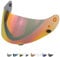 Everalo Visiere Casque Compatible avec Hjc CS15 - IS16 - FG15 - TR1 - FS11 - CLSP - CLST 2 - CSR1 - Ecran HJ09 - Visière Casque Anti-Rayures (Rouge)