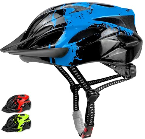 Bibykivn Fahrradhelm, Cityhelm Urban Fahrradhelm, EPS Körper+PC Schale, Komfortabel & Leicht mit Insektenschutz für Kind Unisex Radhelm 18 Lüftungslöcher