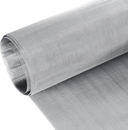 Grillage métallique en acier inoxydable - Maille fine - Anti-rats, rongeurs, insectes - 40 mailles pour portes d'aération - 40 x 200 cm