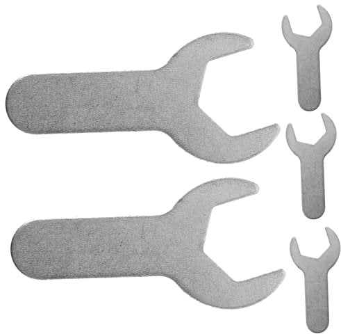 FOYTOKI 5Pcs Stainless Steel Gas Bottle Spanner Multifunctional Manual Wrenches for Gas Regulators Heavy Duty Tools with Long Handle for Safe and Efficient Use