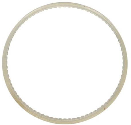Band Saw Motor Belt Woodworking Drive Replacement Accessories, V Ribbed Rubber Drive Replacement V Belt for Lathe Drilling Machine Packaging System 10in Beige
