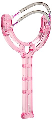 Xiuganpo Tragbares Haar-Epiliergerät, Entfernungsgerät, Glatte Haut, Lippen, Haarentferner für Frauen, Make-up, Praktisches Federwerkzeug aus Kunststoff (Rosa)