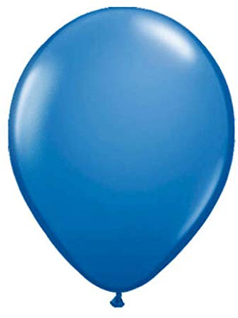 Folat Dunkelblauer Ballon 30cm - 10 Stück, Blau