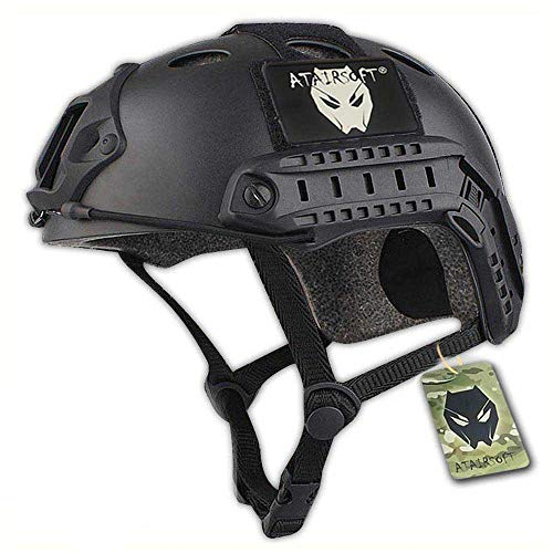 ATAIRSOFT Airsoft Helm für Herren, Cool PJ Tactical Helm für Millitary Paintball Cosplay Outdoor Sport
