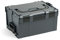 Bosch Sortimo L-BOXX 238 Anthrazit | Größe 3 | Professioneller, leerer Kunststoff-Werkzeugkoffer | Innovatives Transportsystem | Ideale Organizer-Box