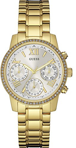 Guess Damen-Armbanduhr Ladies Sport Analog Quarz Edelstahl W0623L3
