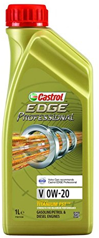 1 Liter CASTROL Edge Motoröl Öl TITANIUM 0W20 V ACEA C5 für VOLVO VCC RBS0-2AE