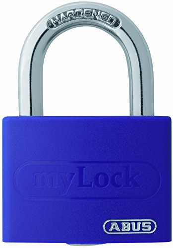 ABUS Vorhängeschloss anpassbar (Aluminium, 40 mm, modernes), rosa, 49938