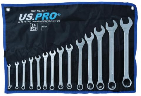 14pc Metric MM Combination Spanner Spanners Wrench Set 14pcs 6mm to 26mm