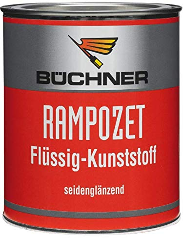 Rampozet Flüssig-Kunststoff 750 ml/für Balkone, Keller, Feuchträume, Treppen usw., für innen und außen, chlorfrei, mild riechend, seidenglänzend (Farblos)