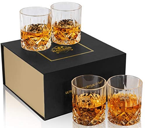 Kanars Noblesse Kristall-Whiskey-Gläser-Set
