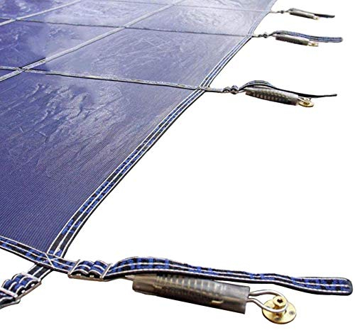Abdeckplane Pool Super Winter Poolabdeckung, Blaue Rechteck-Sicherheits-Schwimmbad-Netzabdeckungen 1 M / 3 M / 4 M / 5 M / 6 M, Robust, Langlebig, Anti-Staub- und Sonnenschutz ( Size : 5x7m(16×23ft) )