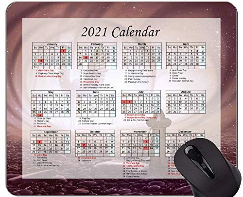 Kalender 2021 Jahre Mauspad, Monk Angel Pray Office Mauspad