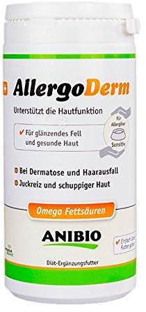 Anibio Allergoderm 150g Ergänzungsfutter für Hunde und Katzen, 1er Pack (1 x 0.15kg)