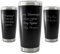 Personalised Engraved 500ml Black Travel Cup, Personalise with Any Message