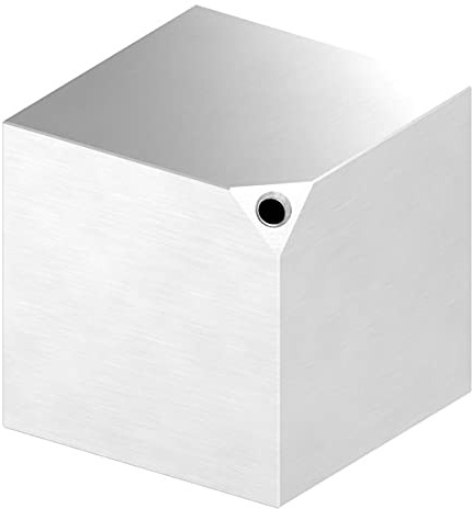 Würfel 80x80 mm mit Gewinde M8 V2A