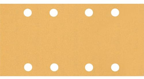 Bosch 50x EXPERT C470 Sandpaper (for Paint on wood, Hardwood, Ø 93x186 mm, Grit 100, Professional Accessory Orbital Sander)