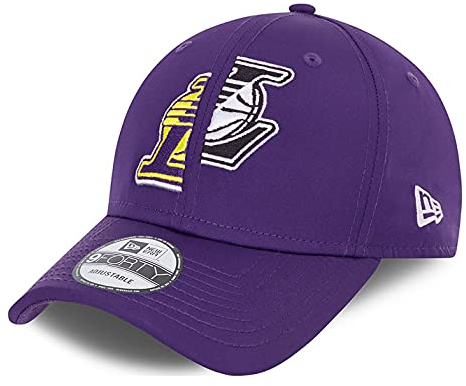New Era 9 Forty Cap Half and Half Los Angeles Lakers Violet