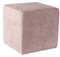fornera f66 Cube Sitzwürfel Polsterwürfel Polsterhocker Sitzpouf Pouf Hocker Fußhocker Sitzbank Hocker Stoffhocker, viele Farben, hochwertige Polsterung, Kunststofffüße (Ivory)