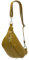 SH Leder ® echt Leder Hüfttasche Damen Herren Unisex Gürteltasche für Festival Reise Bauchtasche mittelgroße Crossbody Bag Frauen Ledertasche 32x17cm Marie G528 (Senfgelb)