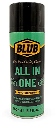 BLUB All in One 450ml | Aceite Multiusos, 6 en 1, Grasa en Spray | Lubricante Multiuso, Todo en Uno Spray, Grasa Aerosol Profesional | Lubricante Bicicleta | Grasa Multifuncion, Grasa Consistente