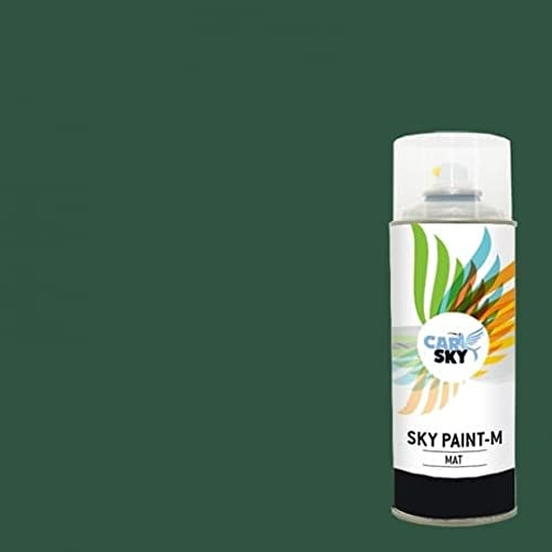 CARSKY Bombe de peinture RAL Vert Pin 6028 finition mat 400ml