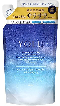 YOLU Night Beauty Shampoo Refill 400ml - Relax Night Repair