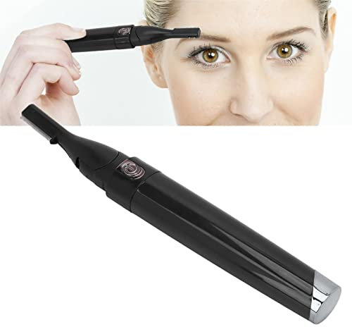Augenbrauen-Trimmer Damen Gesichtshaarentferner Präzisions-Trimmer Portable Rasierer für Augenbrauen-Design Faces Schwarz