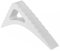 Blockystar White Rubber Door Wedge, Color Door Stoppers, Decorative and Original Doors, Door Stopper for Floor Doors, Door Stopper and Window