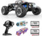 Hosim 1:10 Ferngesteuertes Auto Schnell mit Lichter RC Autos Offroad 48+ km/h, Hobby Grade Drift RC Monster Truck mit 2 Akkus 40+Min Spielzeit für Kinder, Erwachsene (X06, Schwarz)
