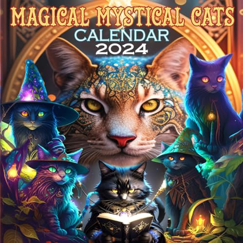 Magical Mystical Cats Calendar 2024: For the Love of Kittens 12-Months of Enchanted Feline Adventures