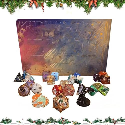 Advent Calendar 2023, Würfel Adventskalender 2023 24 Tage Weihnachts Countdown Würfel Set Kreativer Dice Weihnachts Adventskalender Würfel Countdown Kalender Für Würfelliebhaber Überraschungen