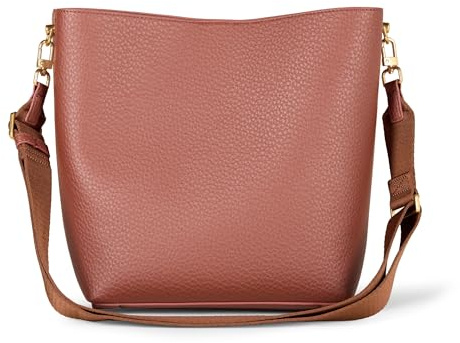 Amazon Essentials Damen Soft Bucket Bag, Dunkelbraun, Einheitsgröße
