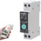 Interruptor inalámbrico Wifi Tuya, 1P 10A 16A 20A 25A 32A 40A 50A 63A DIY Interruptor inteligente TUYA/Smart Life APP Control remoto, Control de voz y temporizador, WiFi Smart Switch con medición