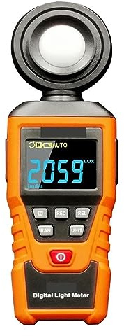 Lichtmesser Professionelles Industrie-Luxometer, 200.000 Lux, Präzises Digitales Luxometer, Fotometer, Lichtmesser, Drehbare Sonde