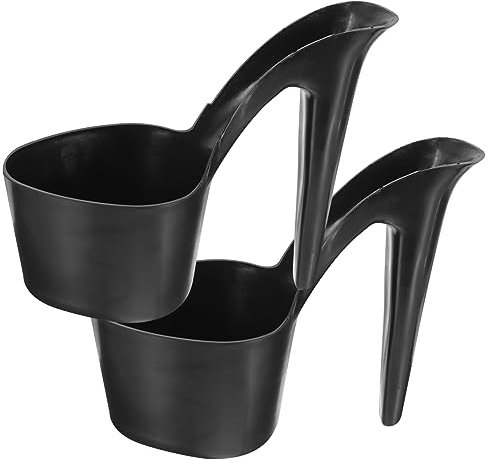 OFFSCH 2St High Heels Blumentopf Mini-Kaktus-Töpfe Blumentöpfe im High-Heel-Design draussen zimmerpflanzen graceling Container Blumenvasen kleine Blumentöpfe Sukkulenten-Übertopf Plastik