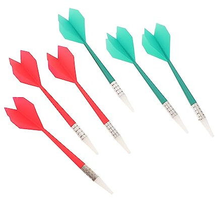 Parliky 12stücke Teiliges Abs Mit Kunststoffspitzen Softdart Für Indoor Und Outdoor-Spiel Leicht Und Robust Für Sicheres Mit Freunden