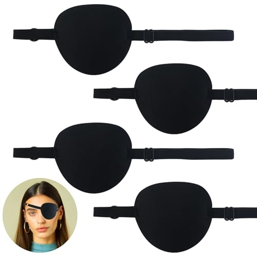 4 Pcs Cache-yeux Médicaux Pour Adultes Et Enfants, Patchs Oculaires Confortables Pour Enfants, Œil Gauche Et Droit Pour La Période De Récupération Après Une Opération, Utilisation Quotidienne
