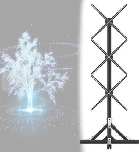 3D Hologram Fan,50CM 3D Hologram Projector Advertising Display,1X3 Video Wall for Human Size 3D LED Hologram Fan Display