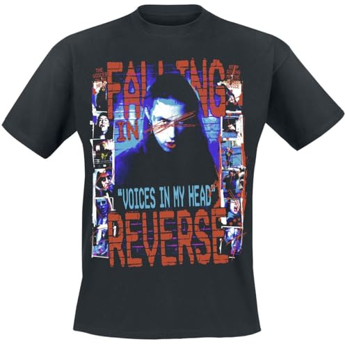 Falling In Reverse Voice College Männer T-Shirt schwarz 4XL