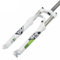 GEIRONV 26/27,5/29er Mountainbike Mechanische Gabel, 105 MM Federweg Scheibenbremse Aus Aluminiumlegierung 1-1/8 Zoll 9 MM Schnellspanner Vorderradgabel 2600 G(White-Green,29inch)