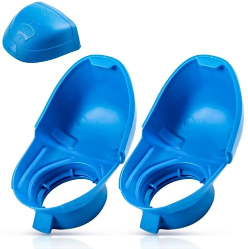 2 pcs Auto Scheibenwasser Flaschendeckel, Verschlussdeckel Trichter, Wassertankdeckel Deckel, Tankdeckel Scheibenwaschbehälter, für Audi VW Skoda