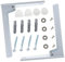 Cabilock Microwave Oven Stand Magnets Turntable Screen Waveguide Kit Door Microwave Mounting Bolts Vent Oven Rack Shelf Bracket Brackets for Shelves Retractable Bracket Carbon Steel White