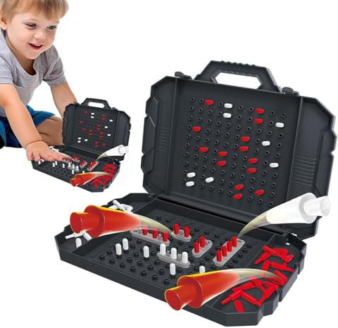 Tabletop Warships Game - Funny Family Board Games Two Person Games | Creative Classic Board Games Strategy Board Games for Kids Ages 7+